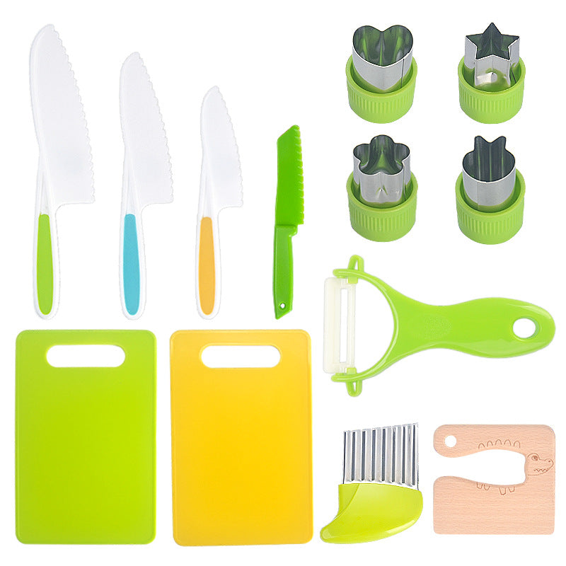 Children's Plastic Fruit Knife Set