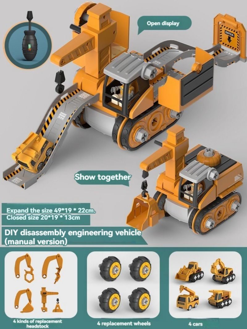 Excavator Boy Assembled Toys