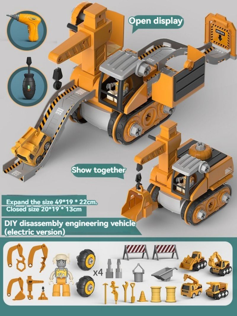 Excavator Boy Assembled Toys